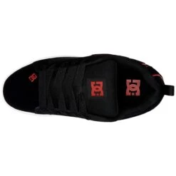 DC Shoes Court Graffik Skate Shoes, Black/Red/White 8 DC Shoes Court Graffik Skate Shoes, Black/Red/White -DC Store 300529 XKRW 3