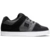 DC Shoes Pure Skate Shoes, Black/Grey/Black -DC Store 300660 XKSK 1