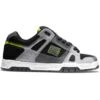 DC Shoes Stag Skate Shoes, Black/Grey/Green -DC Store 320188 XKSG 1