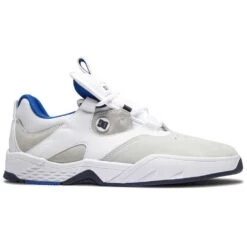 DC Shoes Kalis Skate Shoes, White/Blue/Grey-10 -DC Store 33127 DEFAULT l