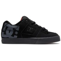 DC Pure Skate Shoes, Black/Red/Grey -DC Store 35051 DEFAULT l