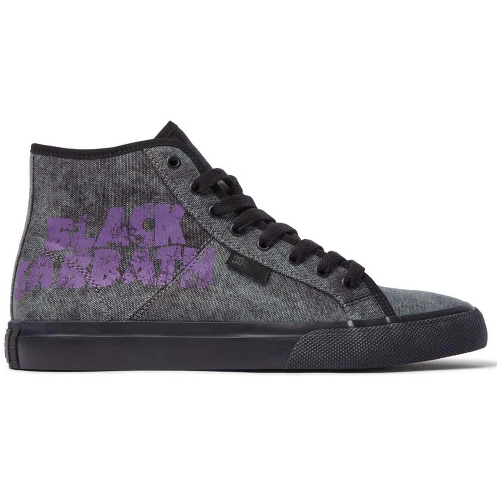 DC Shoes Black Sabbath Manual High-Top Canvas Shoes, Black Wash-10.5 5 DC Shoes Black Sabbath Manual High-Top Canvas Shoes, Black Wash-10.5 - Image 3