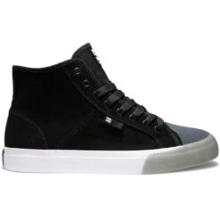 DC Manual HI RT High Top Skate Shoes, Black/Black/White-10 -DC Store 35707 DEFAULT l