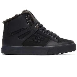 DC Pure High-Top Winter Shoes, Black/Black/Black -DC Store 36120 DEFAULT l