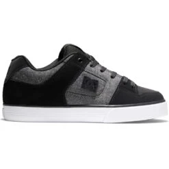 DC Shoes Pure Skate Shoes, Black/Grey/Black -DC Store 36649 DEFAULT l