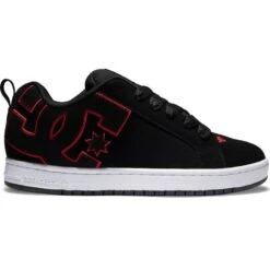 DC Shoes Court Graffik Skate Shoes, Black/Red/White 9 DC Shoes Court Graffik Skate Shoes, Black/Red/White -DC Store 37811 DEFAULT l