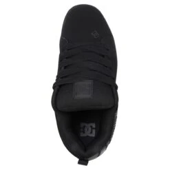 DC Shoes Court Graffik Skate Shoes, Black/Black/Grey