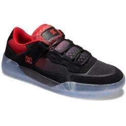 DC Shoes Metric Skate Shoes, Black/Red -DC Store ADYS100634 BLR 2