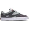 DC Kalis Vulc Skate Shoes, Grey/Grey/Red-10.5 -DC Store ADYS300576 XSSR 1