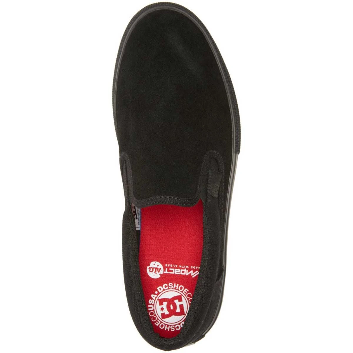 DC Manual Slip On Skate Shoes, Black/Black 4 DC Manual Slip On Skate Shoes, Black/Black - Image 2