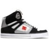 DC Shoes Pure High-Top Skate Shoes, Black/White/Red -DC Store ADYS400043 XKWR 1