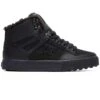 DC Pure High-Top Winter Shoes, Black/Black/Black -DC Store ADYS400047 3BK 1
