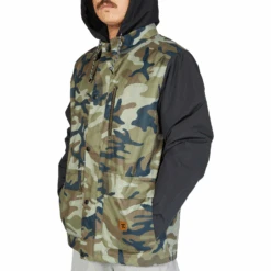 DC Bandwidth Jacket 2023 - Men's Snowboard Jacket -DC Store DCBandwidthJacket2023MensWoodlandCamoGreen XGCK 6