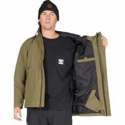 DC Cadet Jacket 2023 - Men's Snowboard Jacket -DC Store DCCadetJacket2023MensIvyGreen CRB0 6
