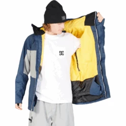 DC Defy Jacket 2023 - Men's Snowboard Jacket -DC Store DCDefyJacket2023MensDressBlues BTK0 4