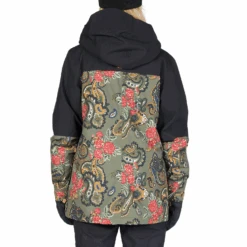 DC Liberate Jacket 2023 - Women's Snowboard Jacket -DC Store DCLiberateJacket2023womensPaisleyIvyGreen XGCR 2