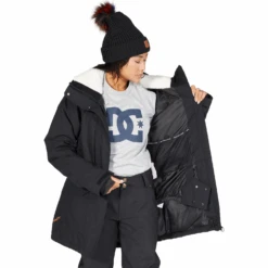 DC Panoramic Parka 2023 - Women's Snowboard Jacket -DC Store DCPanoramicParka2023womensBlack KVJ0 5
