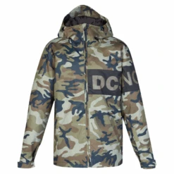 DC Propaganda Jacket 2023 - Men's Snowboard Jacket -DC Store DCPropagandaJacket2023MensWoodlandCamoGreen XGCK 3