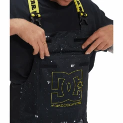 DC Star Wars Docile Men's Snowboard Bib 2023 -DC Store DCStarWarsDocileBib2023MensBlackYellow XKKY 3
