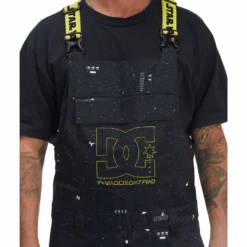 DC Star Wars Docile Men's Snowboard Bib 2023 -DC Store DCStarWarsDocileBib2023MensBlackYellow XKKY 4