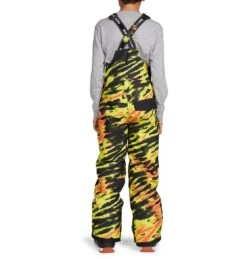 DC Junior's Roadblock Bib Pants 2021-2022 10 DC Junior's Roadblock Bib Pants 2021-2022 -DC Store dc roadblock bib youth ski pro sulphur back